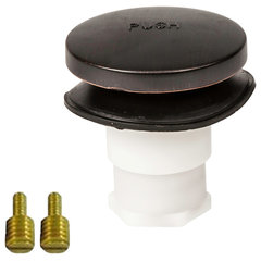 Touch-Toe Bathtub Drain Stopper in Polished Brass - Danco