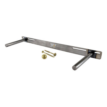 24" Solid Steel Heavy Duty Invisible Hidden Floating Shelf Bracket