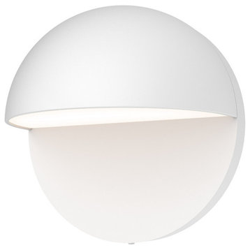 Mezza Cupola 5" LED Sconce, Textured White
