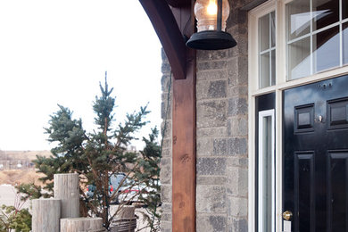 Transitional exterior home idea in Other