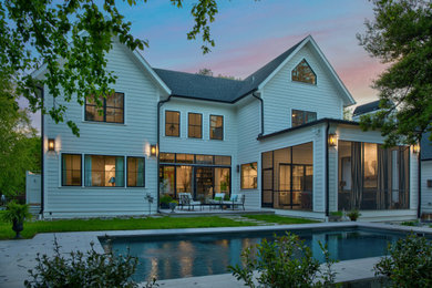 Transitional exterior home idea in Other