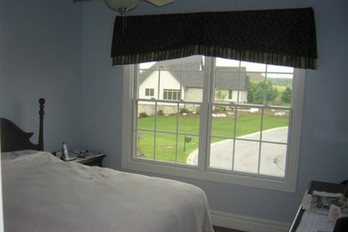 Example of an eclectic bedroom design in Indianapolis
