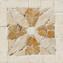 Veined Beige and White - Tile