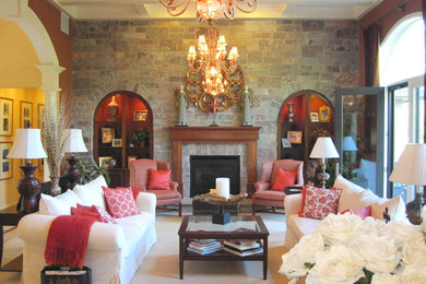 Living room - transitional living room idea in Minneapolis