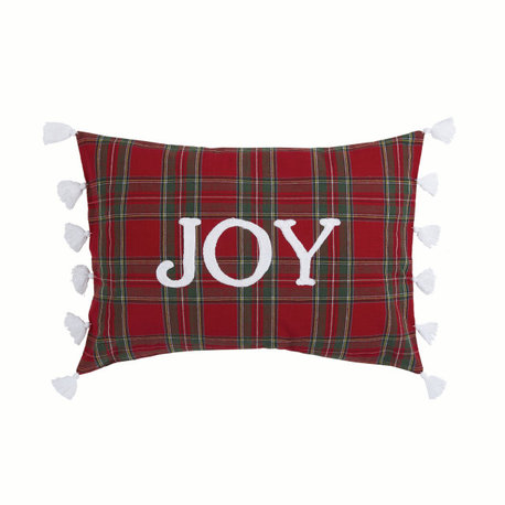 Joy Embroidered Pillow