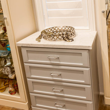 Farmhouse White Walk-In Closet