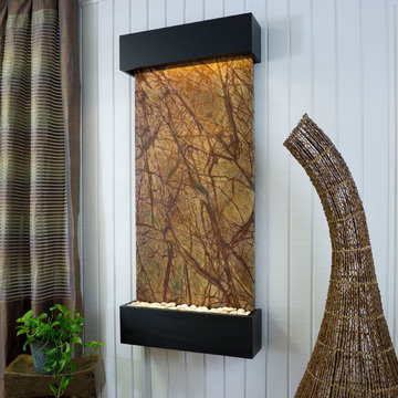 Bluworld Classic Quarry Nojoqui Falls Rainforest Brown w/ Black Onyx Trim