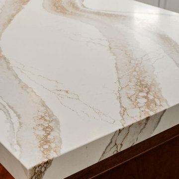 Luxe White and Wood Kitchen
