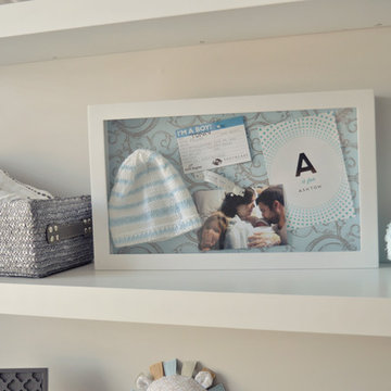 Grey and blue Nursery
