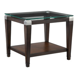 Dunhill Glass End Table - Side Tables And End Tables
