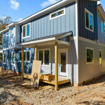 Siding Installation - James Hardie Lap Siding and B&B in Evening Blue