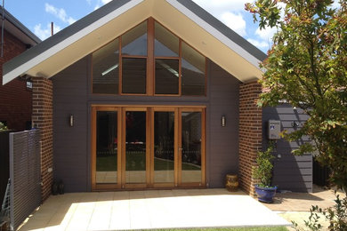 Contemporary exterior home idea in Sydney