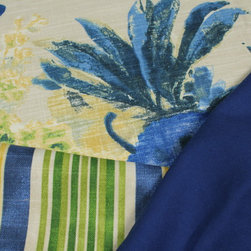 Blue, Green, and Neutral Inspiration - Fabric