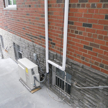 Ductless Air conditioning inside unit and outside unit pictures