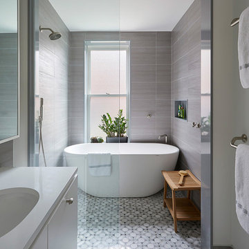 Park Slope Row House Master Bath