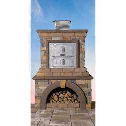 stone veneer pizza oven - Outdoor Pizza Ovens