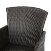 GDF Studio Seawall Outdoor Wicker Dining Chairs, Set of 2