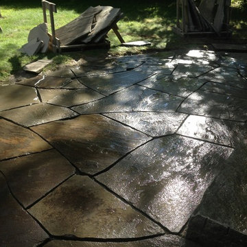 Large Irregular Bluestone Patio