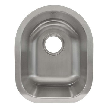 Undermount Stainless Steel Single Bowl Bar or Prep Sink L104