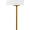 Xavier 12.5" Modern Minimalist Iron Rechargeable Integrated LED Table Lamp, Gold
