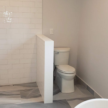 Endless Serenity: A Monochromatic Bathroom Remodel