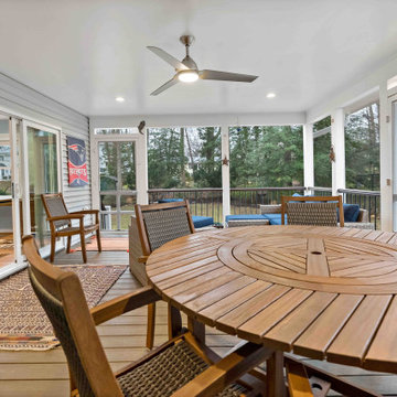 Lovely & Bright Vienna Master Suite & Screened Porch Addition