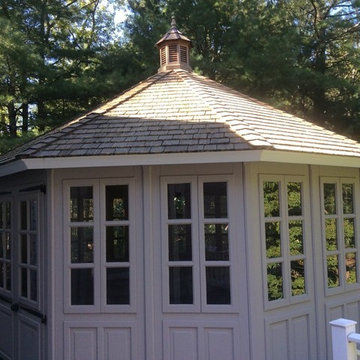 Wash of Roof on Home and Gazebo in Plymouth