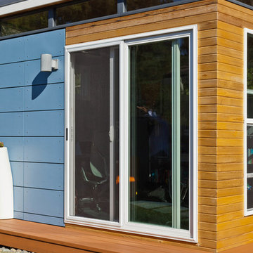Modern-Shed Bay Area Home Office