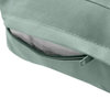 |COVER ONLY| Outdoor Contrast Piped Trim Small Deep Seat Back Pillow Cover AD002