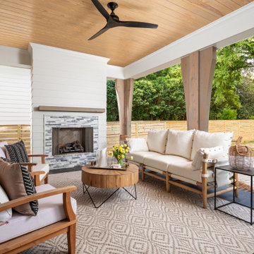 Outdoor Living at 4208 Water Oak by Pike Properties - Charlotte Custom Home Buil