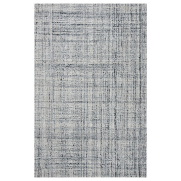 Safavieh Abstract Collection ABT141 Rug, Grey/Black, 4'x6'