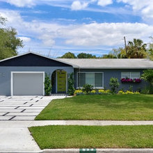 exterior house ranch to modern
