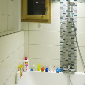 Baignoire douche en rénovation