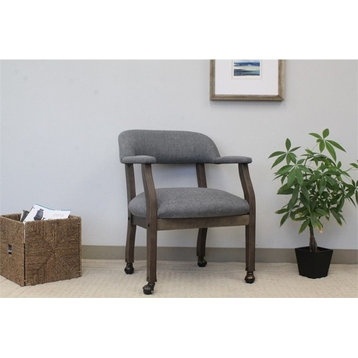 Boss Refined Rustic Desk Chair in Slate Gray Commercial Grade