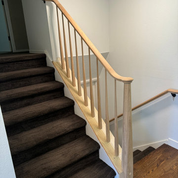 Tapered post and balusters