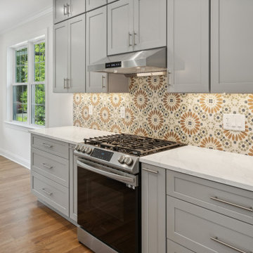 Range & Backsplash Detail | Second Level Addition New Milford NJ