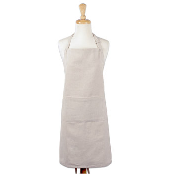 DII Natural Solid Chambray Chef Apron