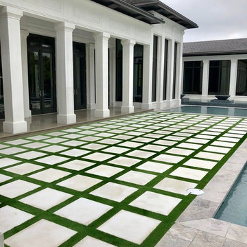 Synthetic Grass Paver Strips