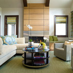 Quadra Recessed Ventless Ethanol Fireplace - Contemporary - Indoor