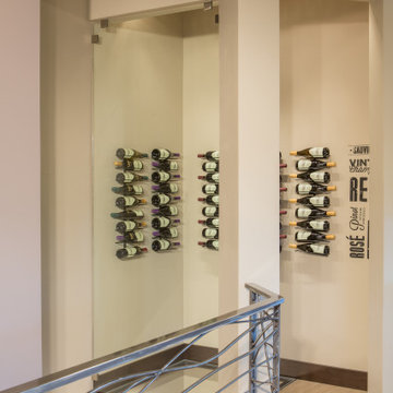 Wine Room w Glass Floor