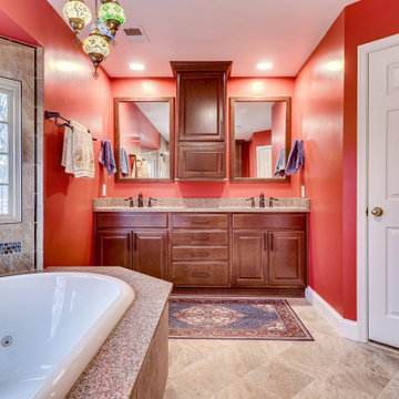 Bold Traditional Master Bathroom | Reico Kitchen & Bath