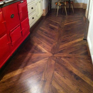 Traditional Plank Walnut Hardwood Flooring