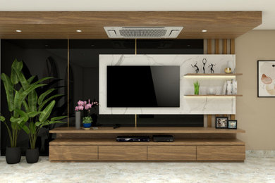 Proposed TV unit design @Mothisham Presidium, Mangalore