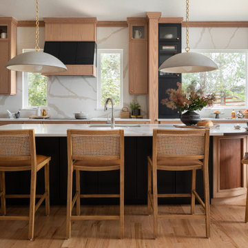Stone and Grain | Mixed-Wood Kitchen Remodel — Wildgrass, Broomfield