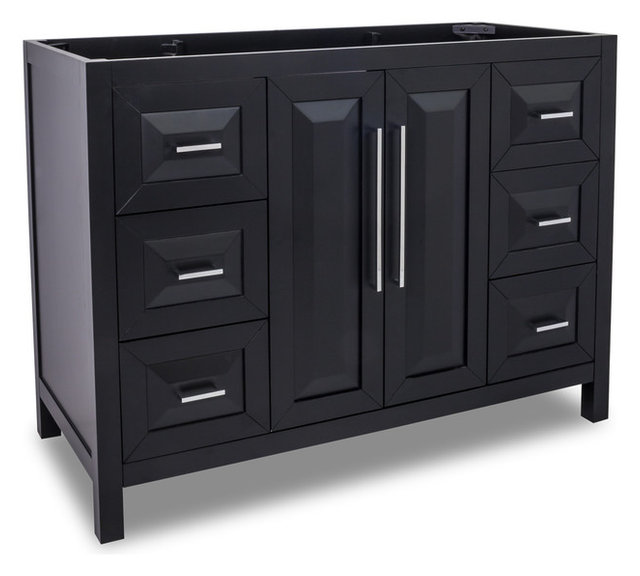 Cade Contempo Jeffrey Alexander 47 Vanity Black Transitional Cade Contempo Jeffrey Alexander 47 Vanity Black No Top
