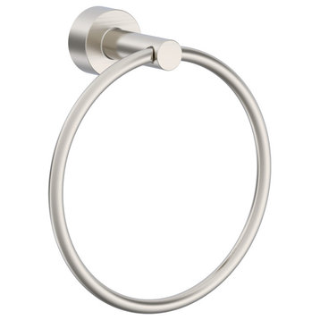 Parma Towel Ring Round, Brushed Nickel