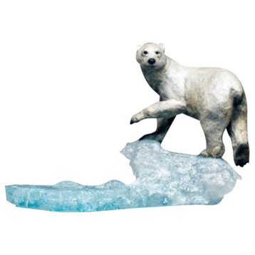 Polar Bear Bronze Sculpture Arctic Spirit