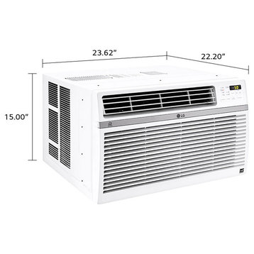 15,000 BTU Window Smart Air Conditioner with Remote