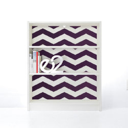 PANYL Plum Chevrons for IKEA BILLY - Home Decor