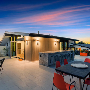 Rooftop Deck in Mid Century Modern Home